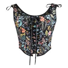 03.35.02_Overbust Corset (black and pastel floral)