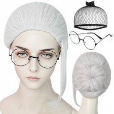 12.02.01_Wig (white) and Glasses