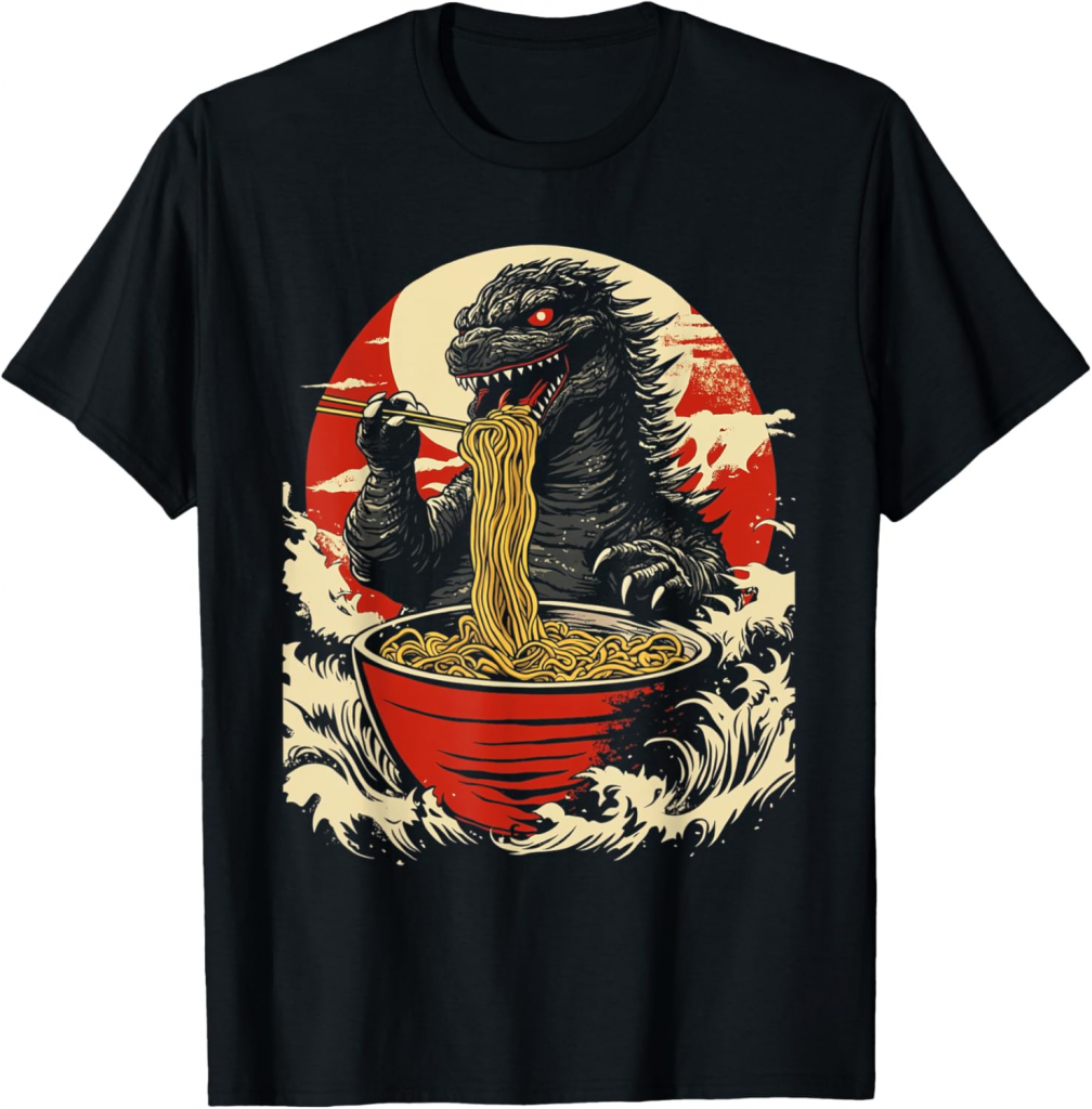 Tee Shirt (black graphic, short sleeve) (SG-1503)