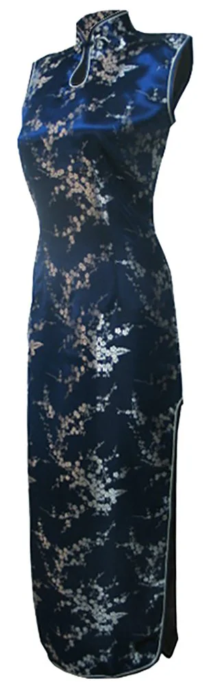 Dress (blue, cheongsam) (SG-1748)