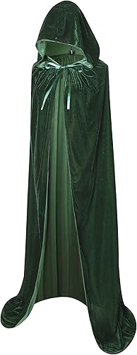 09.18.02_Hooded Cape (green, velvet)