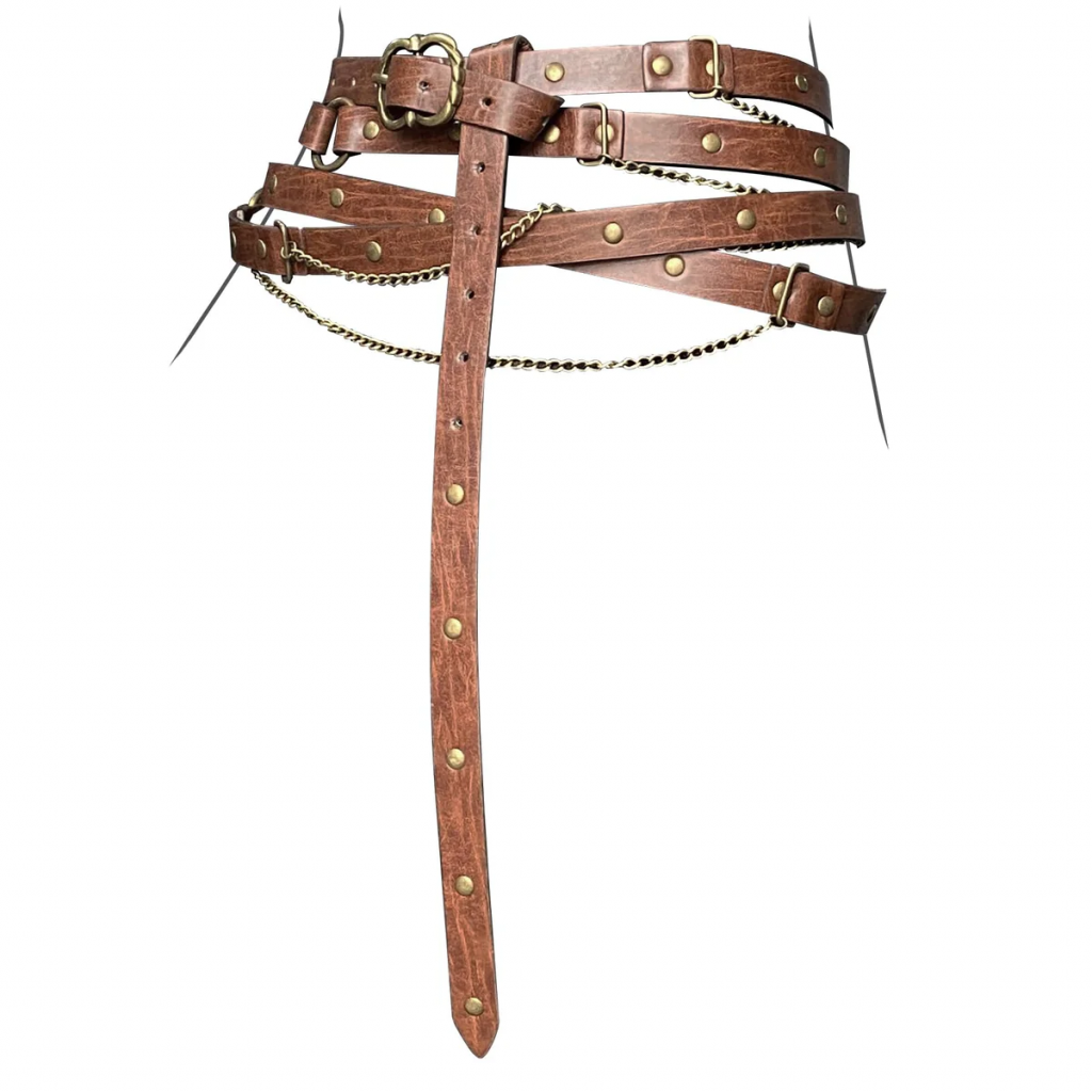 Belt (brown, multi-wrap) (SG-1775)