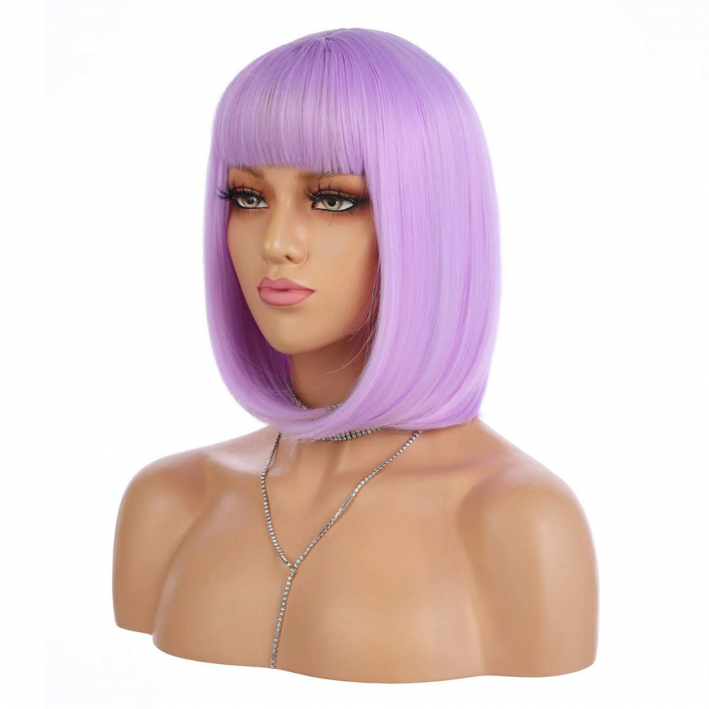 Wig (lavender, bangs) (SG-1692)