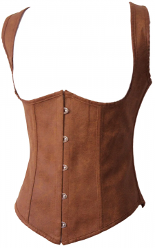 03.30.01_Underbust Corset (brown, straps)