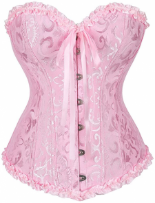 03.05_Corset (pink, jacquard, strapless)